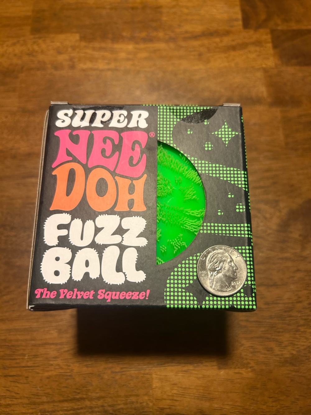 Needoh 🌟 SUPER🌟 Fuzz Ball 🔥 - Green
